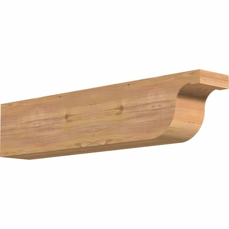 Ekena Millwork Del Monte Smooth Rafter Tail, Western Red Cedar, 5 1/2"W x 8"H x 36"L RFT06X08X36DEL00SWR